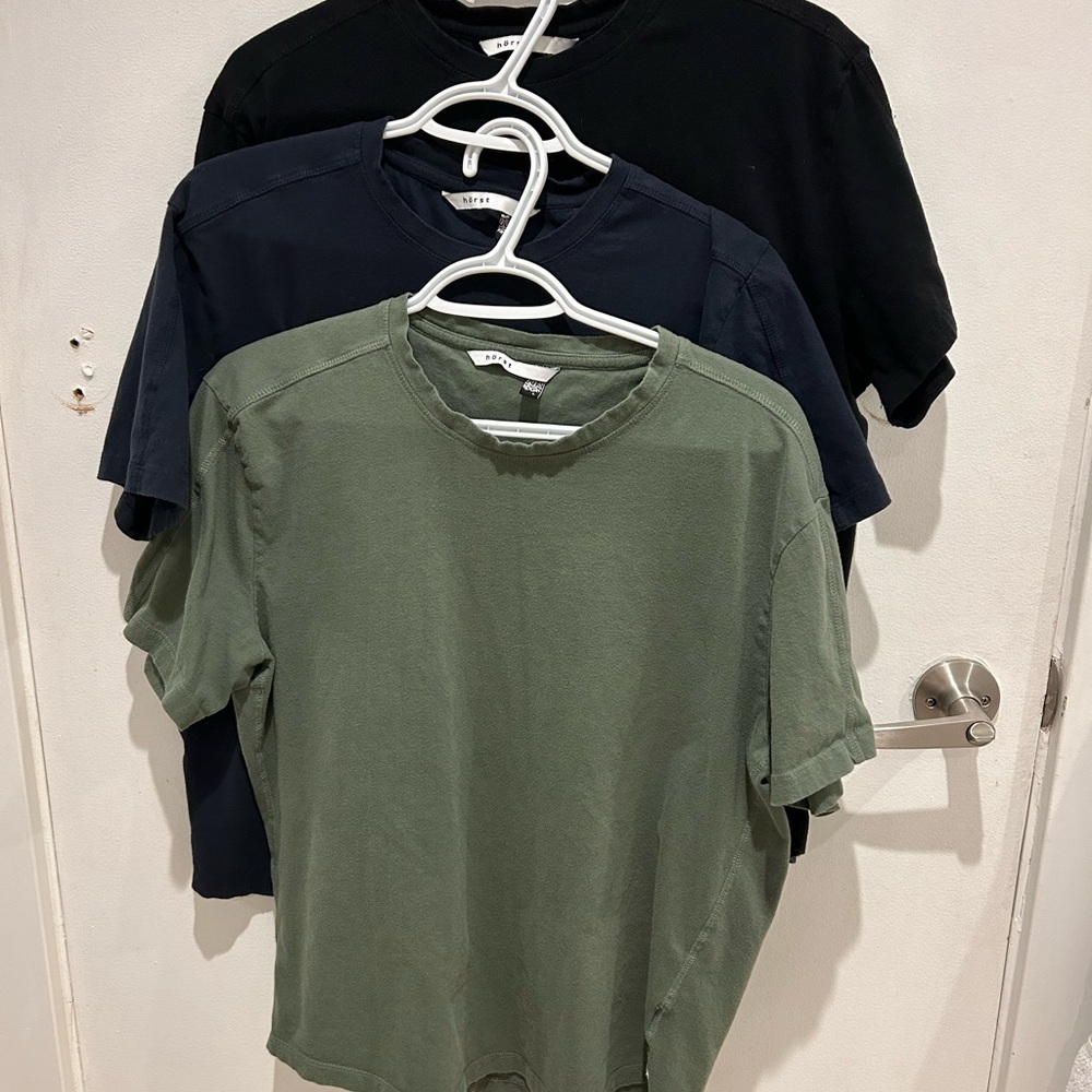 3 Horst cotton T shirts